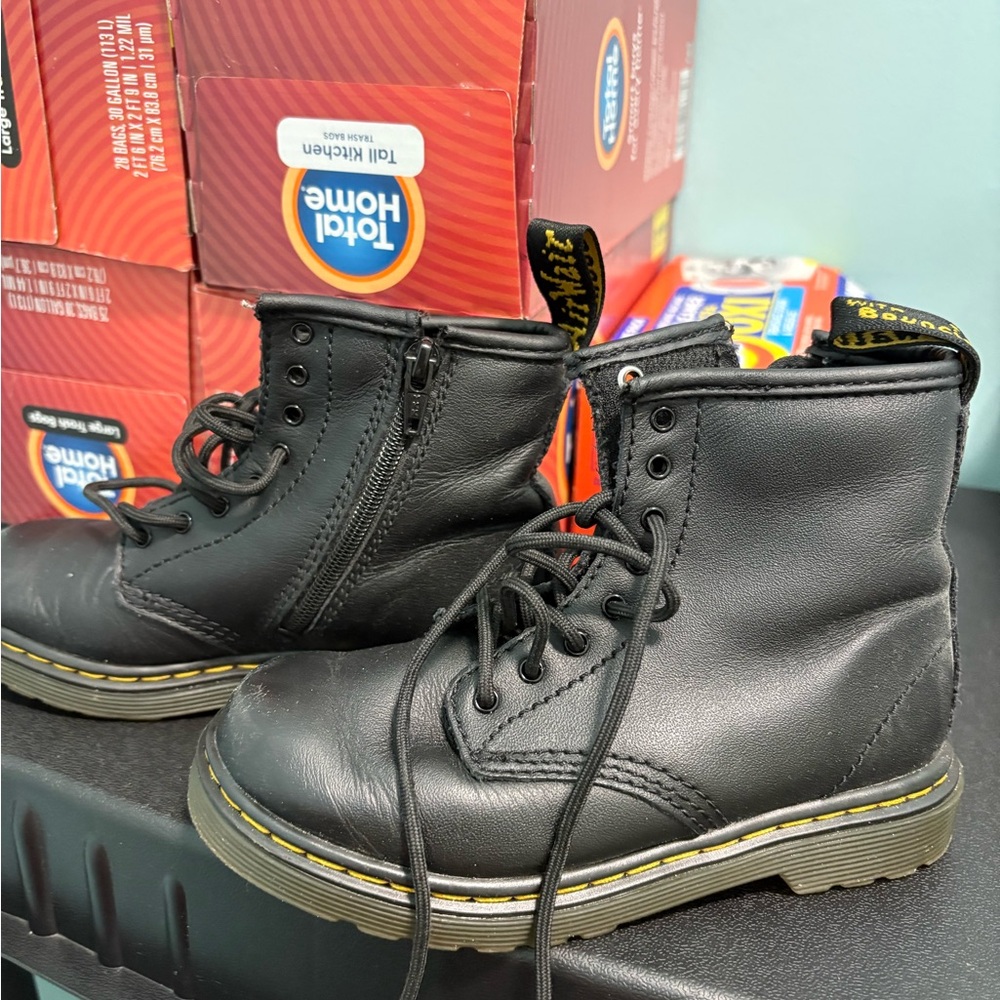 Dr. Martens Black Lace-Up Boots
